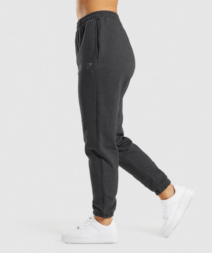 Spodnie Do Biegania Gymshark Rest Day Sweats Damskie Czarne | PL 156XPI